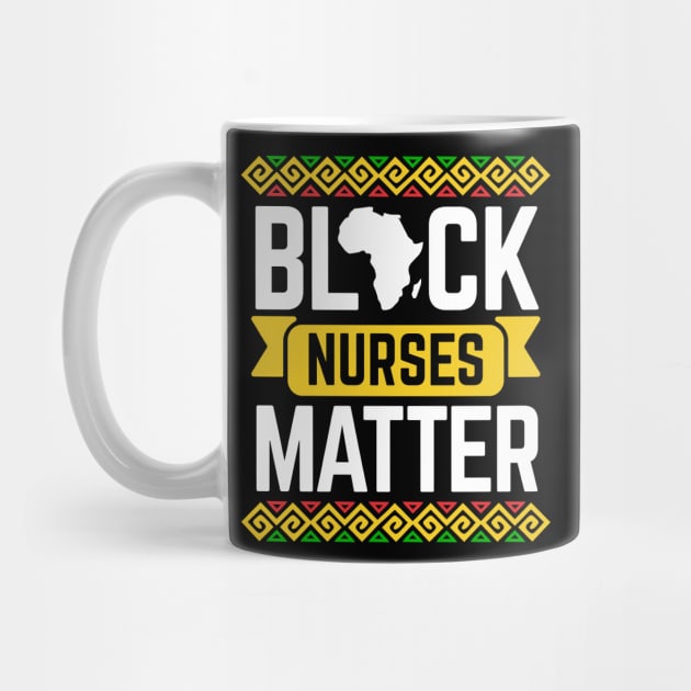 Dashiki Pattern Black History Month Gift For Nurses by HCMGift